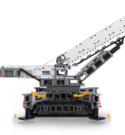 Mould King 17002 Crawler Crane 11200 Building Toy Set | 4000 PCS