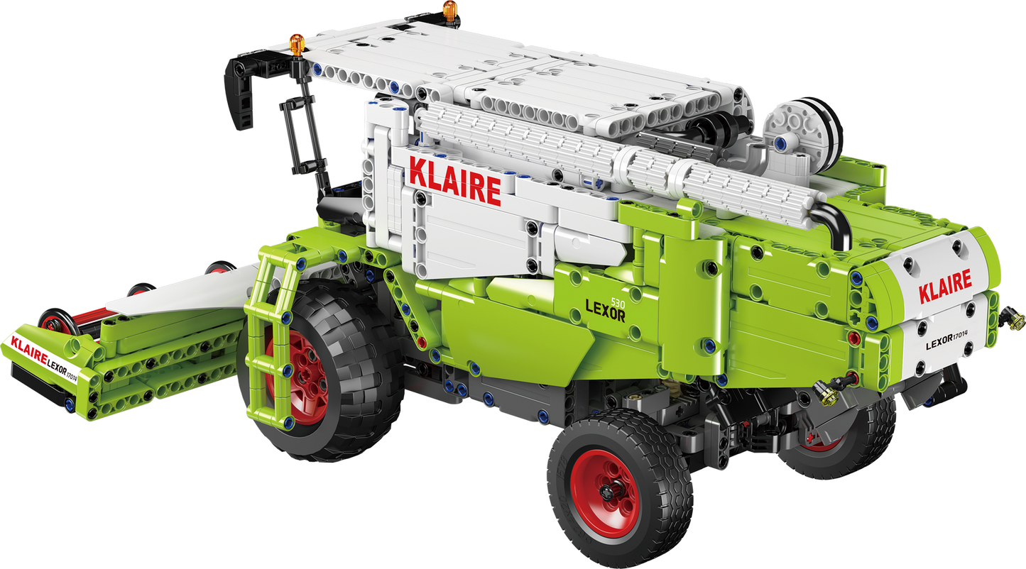 Mould King 17014S Remote Controlled KLAIRE LEXOR Harvester Building Toy Set | 1347 PCS