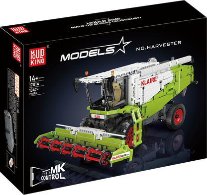 Mould King 17014S Remote Controlled KLAIRE LEXOR Harvester Building Toy Set | 1347 PCS