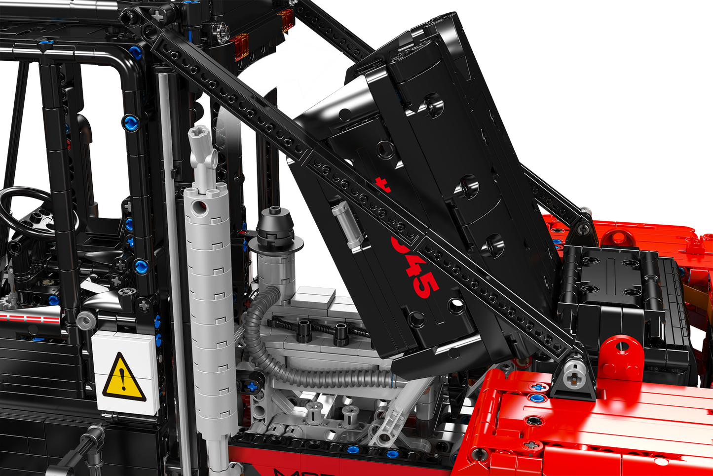 Mould King 17045 Remote Controlled Heavy-Duty Forklift Red Building Toy Set | 4579 PCS