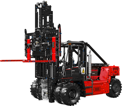 Mould King 17045 Remote Controlled Heavy-Duty Forklift Red Building Toy Set | 4579 PCS