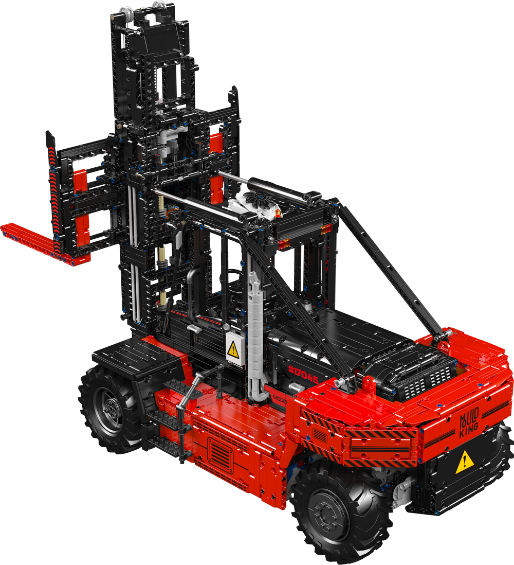 Mould King 17045 Remote Controlled Heavy-Duty Forklift Red Building Toy Set | 4579 PCS