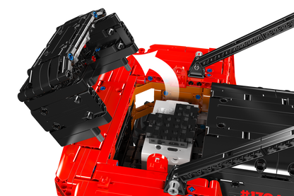 Mould King 17045 Remote Controlled Heavy-Duty Forklift Red Building Toy Set | 4579 PCS
