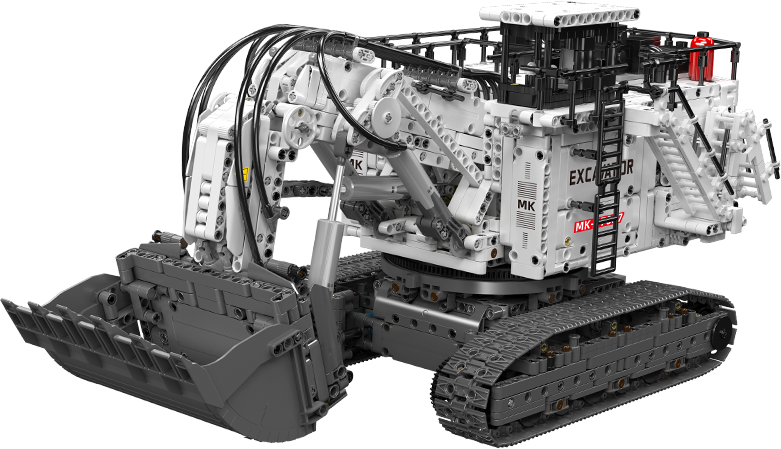 Mould King 17067 Remote Controlled 6060 Mining Excavator Building Toy Set | 3567 PCS