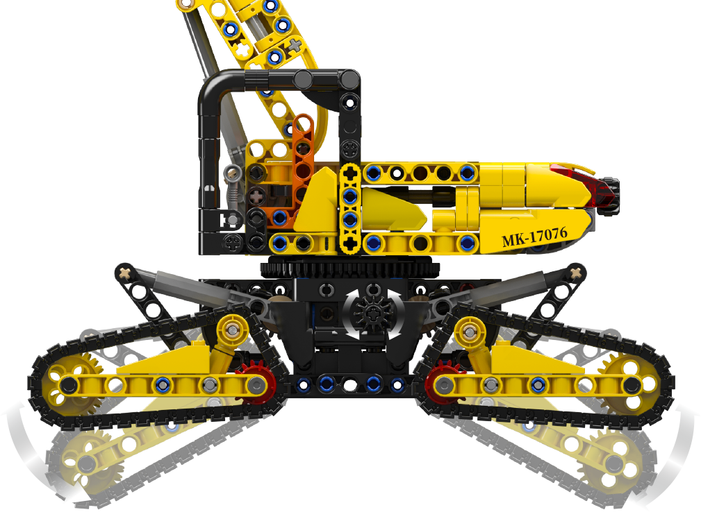 Mould King 17076 SFINX Future Excavator Building Toy Set | 840 PCS