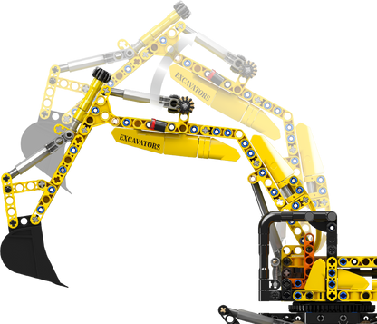 Mould King 17076 SFINX Future Excavator Building Toy Set | 840 PCS
