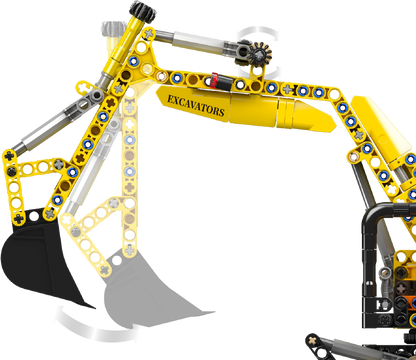 Mould King 17076 SFINX Future Excavator Building Toy Set | 840 PCS