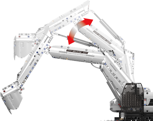 Mould King 17079 Remote Controlled All-Terrain Crawler Sci-Fi Excavator Building Toy Set | 3195 PCS