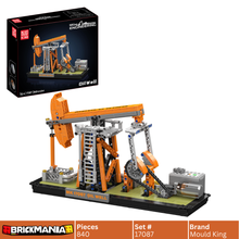 Mould King 17087 Electric Oil Well Building Toy Set | 840 PCS