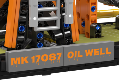 Mould King 17087 Electric Oil Well Building Toy Set | 840 PCS