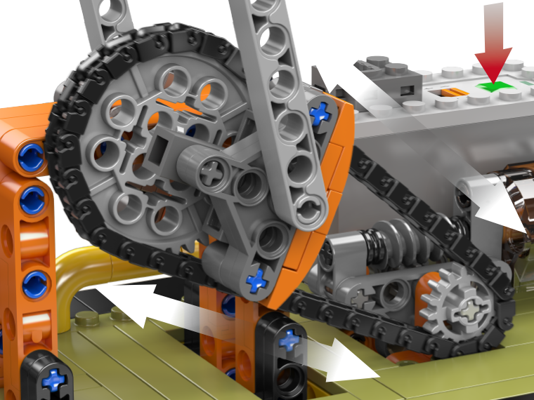 Mould King 17087 Electric Oil Well Building Toy Set | 840 PCS