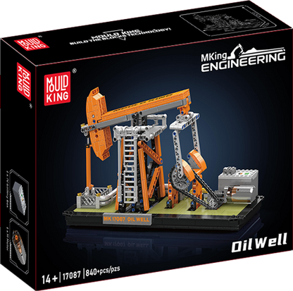 Mould King 17087 Electric Oil Well Building Toy Set | 840 PCS