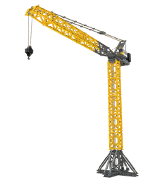 Mould King 17096 Remote Controlled Luffing Jib Tower Crane Building Toy Set | 2565 PCS