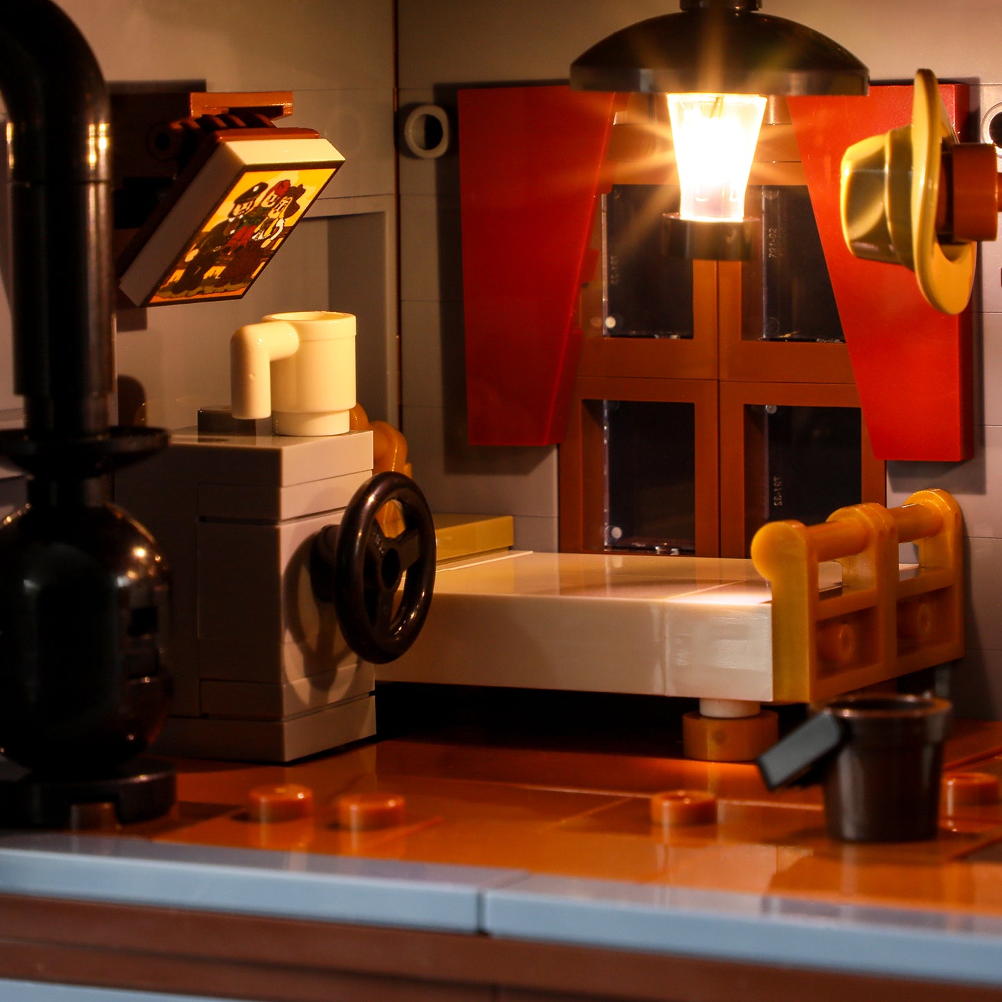 Lumibricks F9026 V2.0 Old West Sheriff's Office Building Toy Set | 1240 PCS