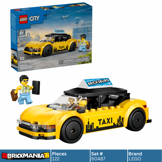 LEGO 60487 City Yellow Taxi | 122 PCS