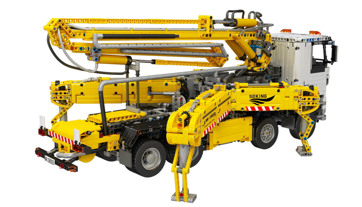 Mould King 19003 Pneumatic Concrete Truck Building Toy Set | 4,368 PCS
