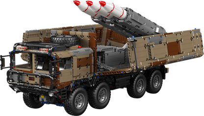 Mould King 20044 Military 8x4 RC Missile Truck Building Toy Set | 3594 PCS