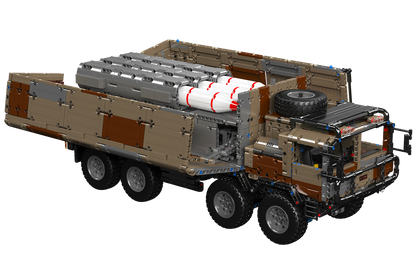 Mould King 20044 Military 8x4 RC Missile Truck Building Toy Set | 3594 PCS