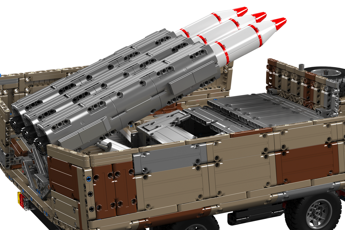 Mould King 20044 Military 8x4 RC Missile Truck Building Toy Set | 3594 PCS