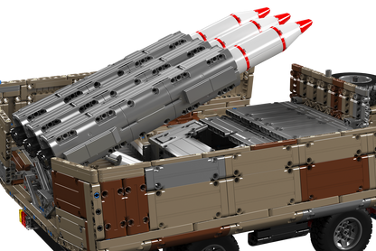 Mould King 20044 Military 8x4 RC Missile Truck Building Toy Set | 3594 PCS