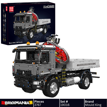 Mould King 19016 Remote Controlled Crane Truck Building Toy Set | 3767 PCS