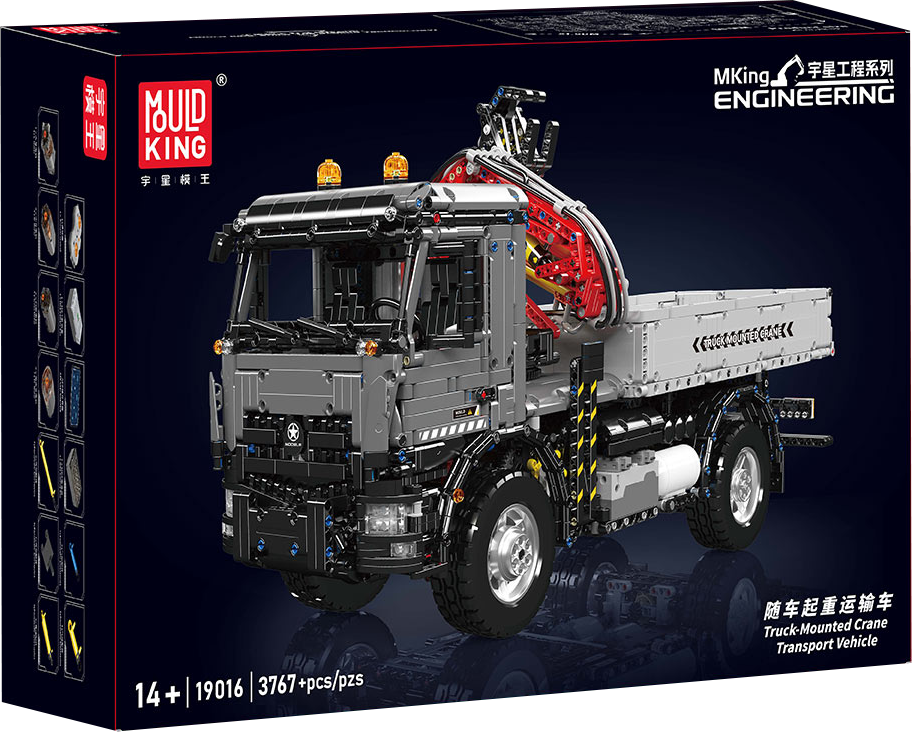 Mould King 19016 Remote Controlled Crane Truck Building Toy Set | 3767 PCS