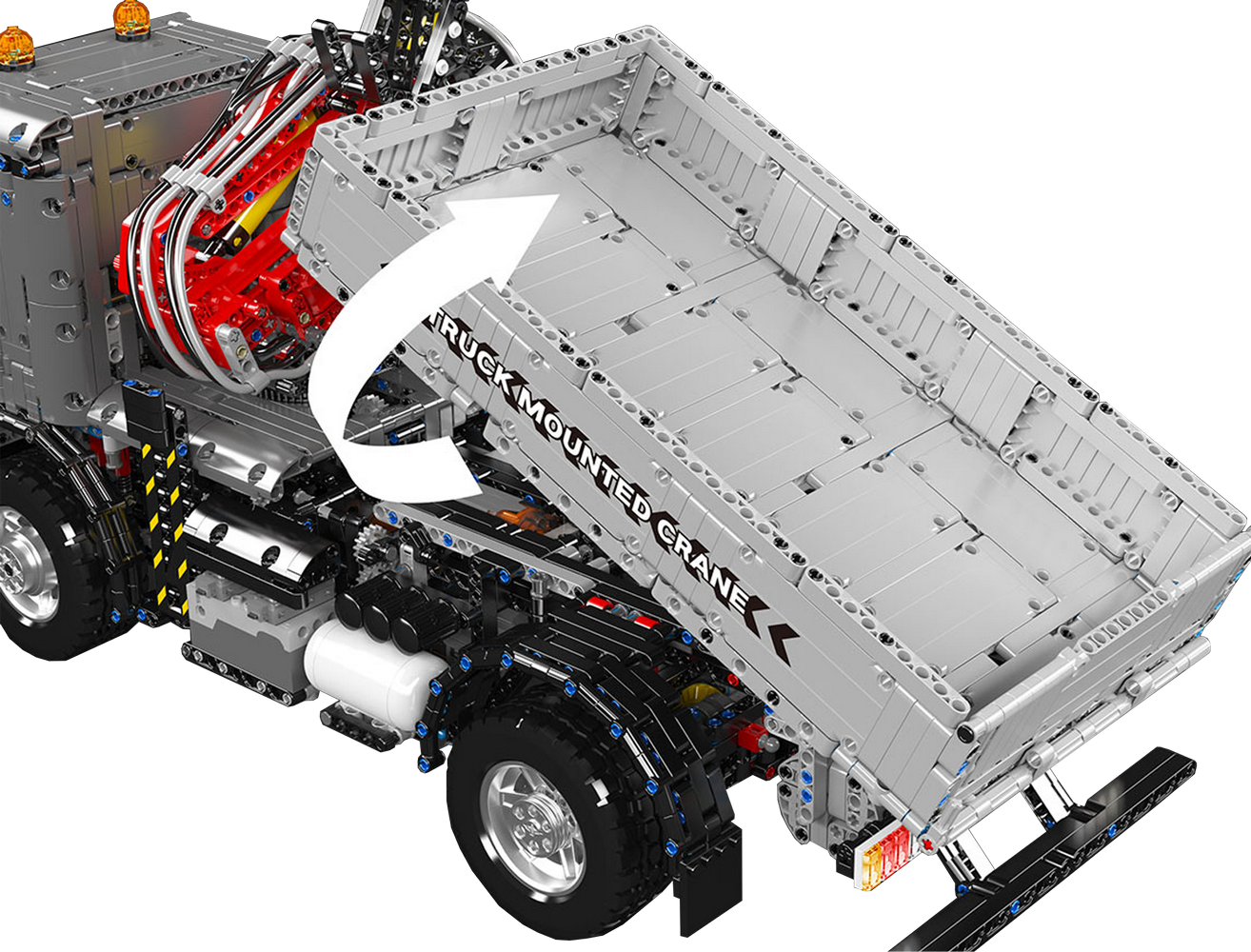 Mould King 19016 Remote Controlled Crane Truck Building Toy Set | 3767 PCS