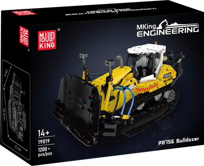 Mould King 19019 PR756 Bulldozer Building Toy Set | 1200 PCS