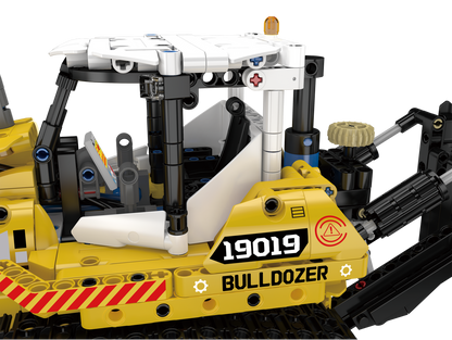 Mould King 19019 PR756 Bulldozer Building Toy Set | 1200 PCS