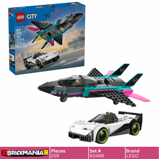 LEGO 60489 City Jet vs. Car | 259 PCS