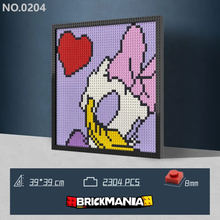 N0204 Daisy Duck Mosaic Wall Art | 2304 PCS