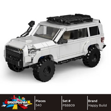 Happy Build PB8809 Toyota 4Runner Building Toy Set | 540 PCS | Buildable Car with Display Container