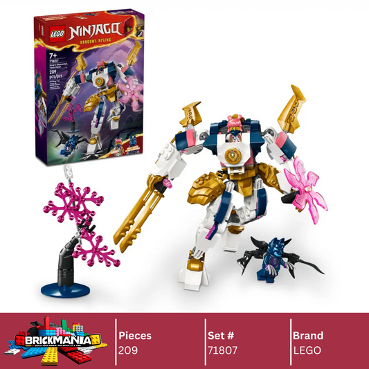 LEGO 71807 Ninjago Sora's Elemental Tech Mech | 209 PCS