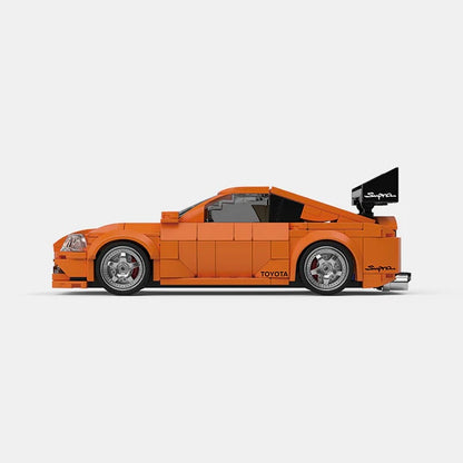 Happy Build PB8815 Toyota™ Supra A80 Building Toy Set | 439 PCS | Buildable Car with Display Container