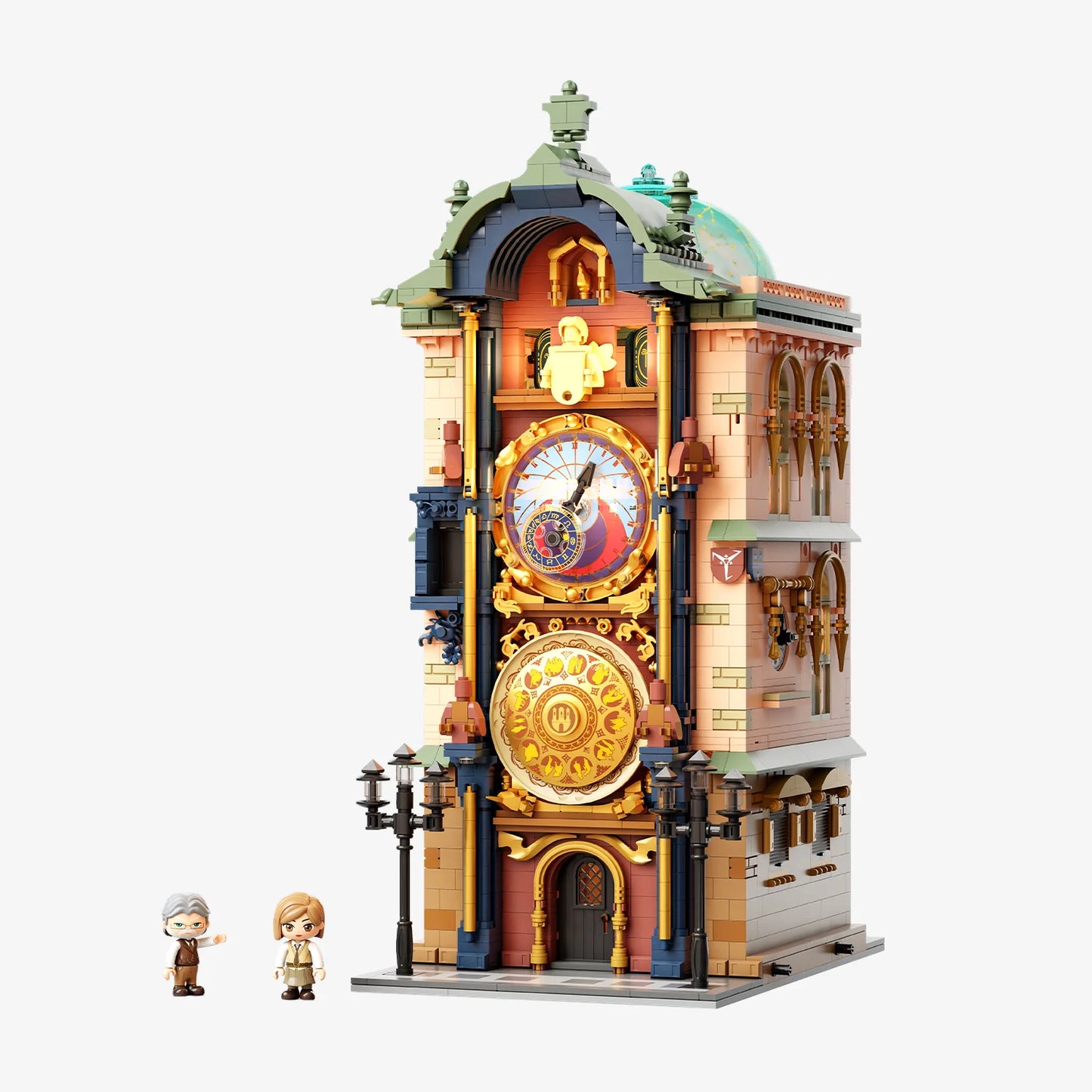Pantasy 85045 Modular Building Prague astronomical clock Building Toy Set | 2441 PCS