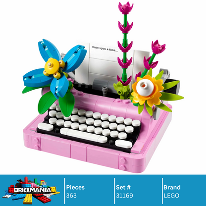 LEGO 31169 Typewriter with Flowers | 363 PCS