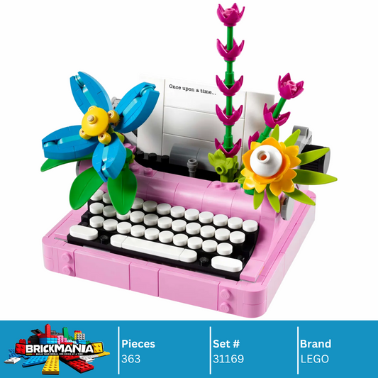 LEGO 31169 Typewriter with Flowers | 363 PCS