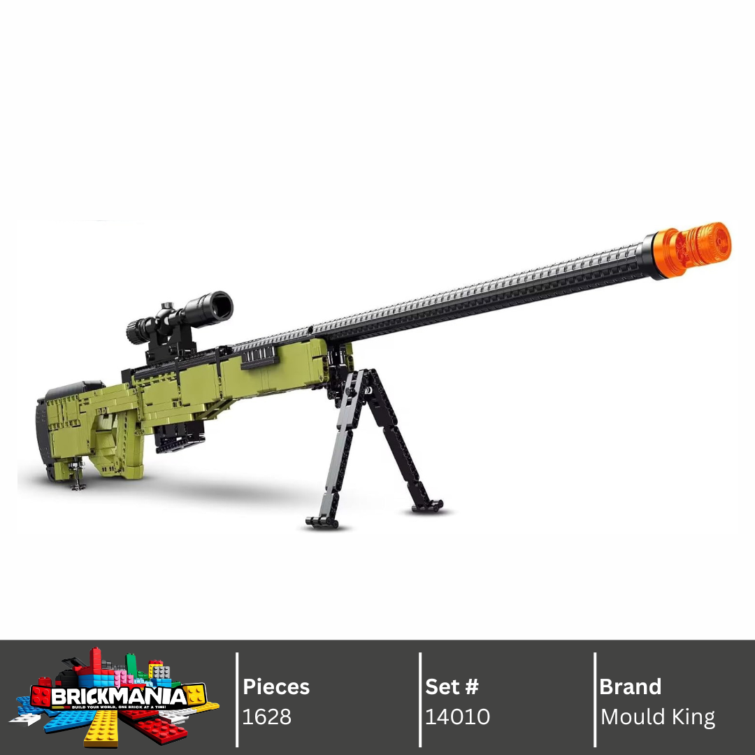 Mould King 14010 AWM Sniper Rifle Building Toy Set | 1628 PCS