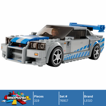 LEGO 76917 2 Fast 2 Furious Nissan Skyline GT-R (R34) | 319 PCS