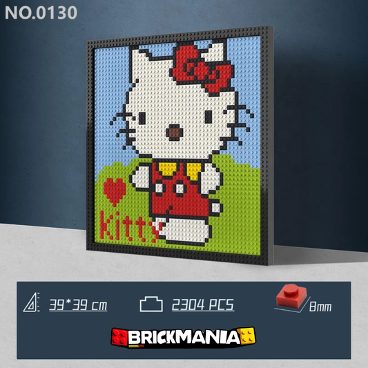 N0130 Hello Kitty Mosaic Wall Art | 2304 PCS
