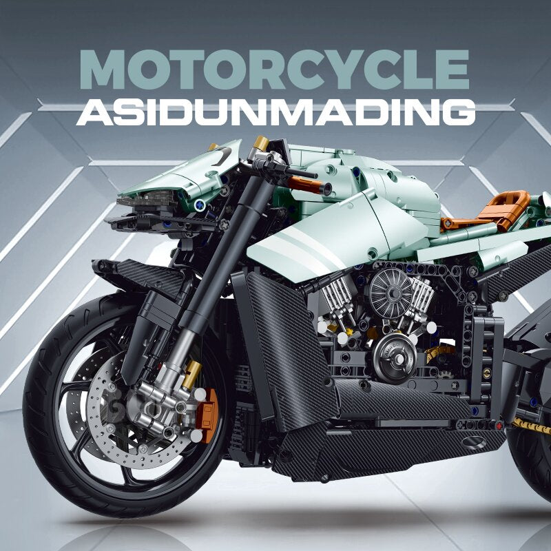 GULY 60505 Aston Martin Motorcycle Building Set | 2176 PCS