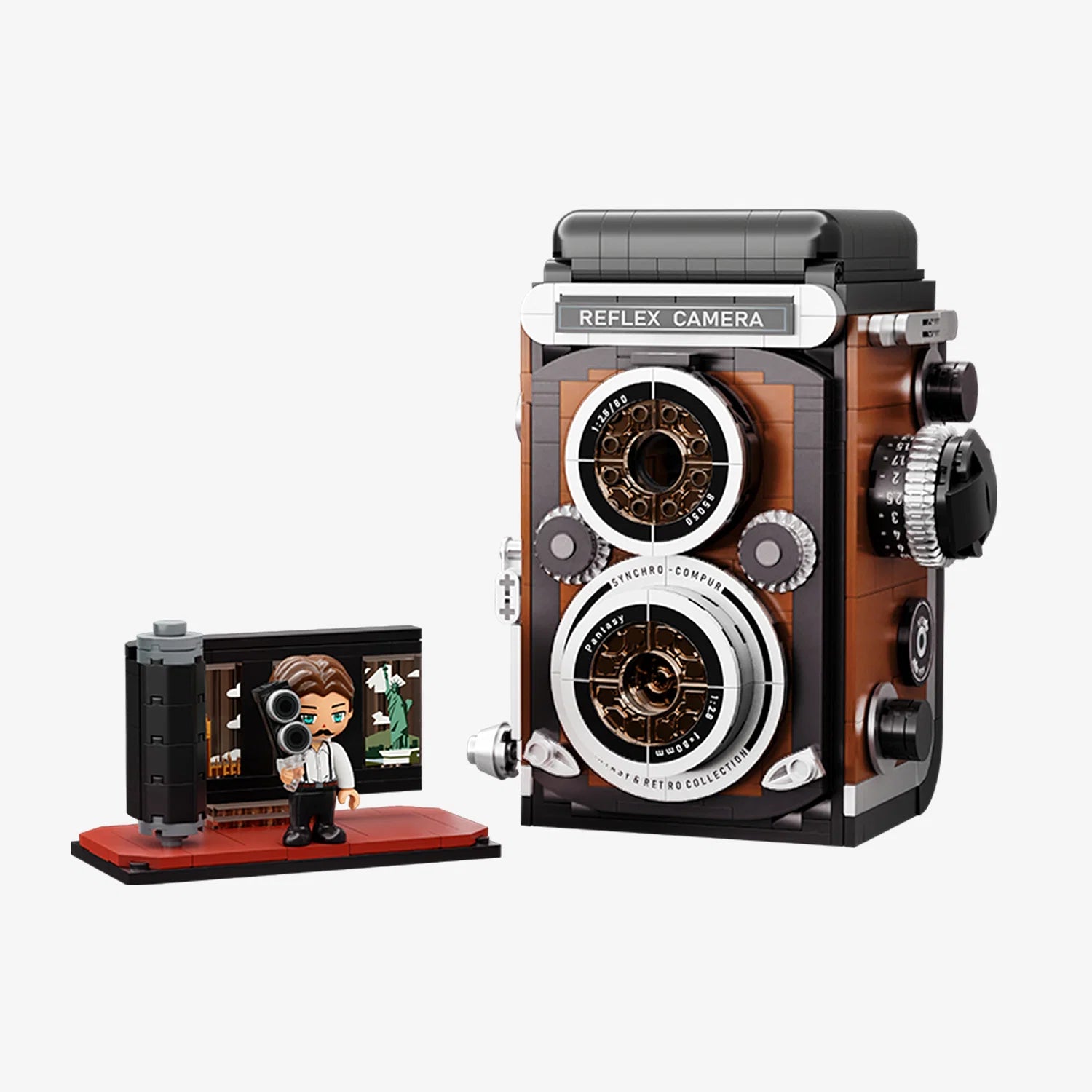 Pantasy 85050 Retro Collection Twin Lens Reflex Camera Building