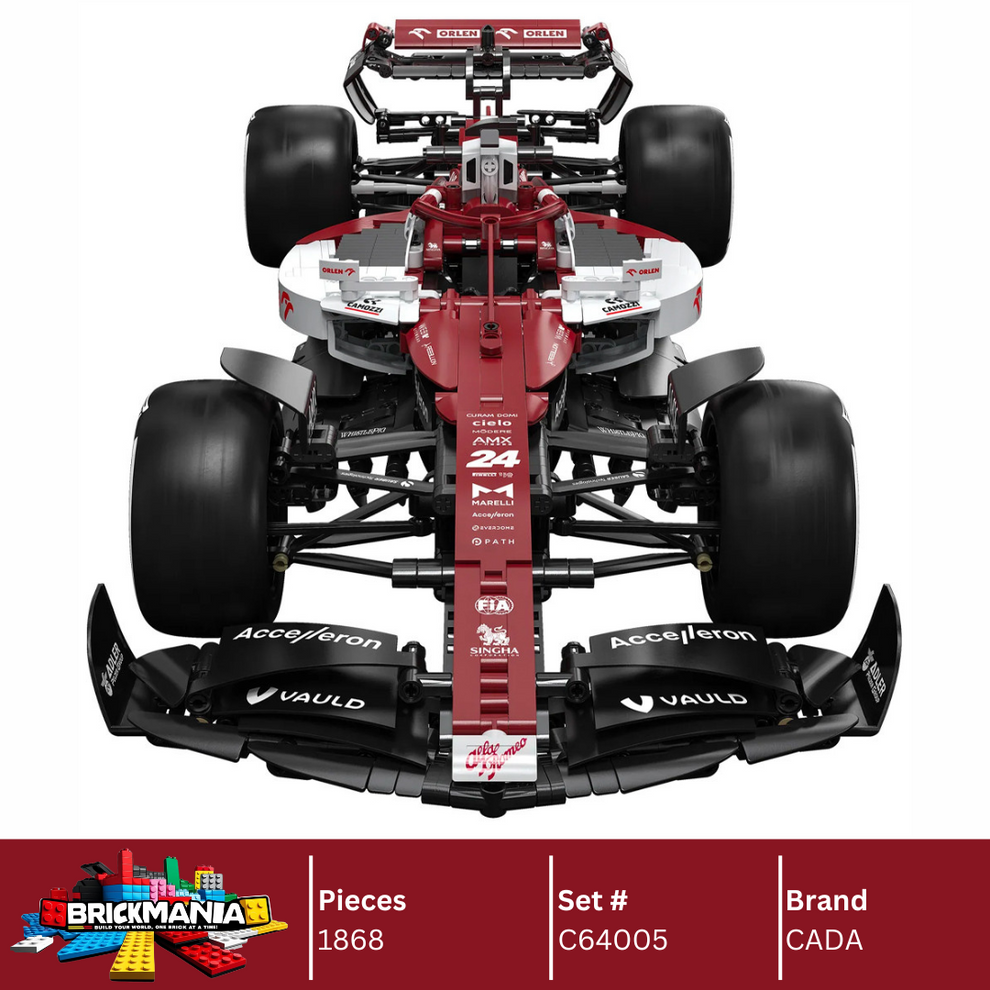 Cada C64005 Alfa Romeo Formula 1 Team Building Toy Set | 1868 PCS ...