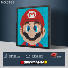 N0169 Mario Mosaic Wall Art | 2304 PCS
