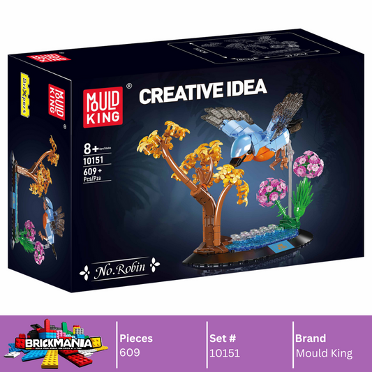 Mould King 10151 Robin Bird Building Toy Set | 609 PCS