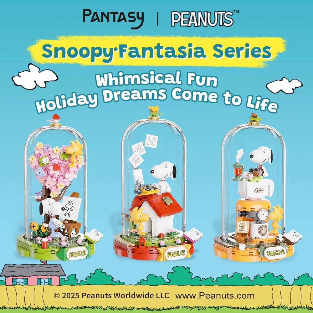 Pantasy 86901 Snoopy Red House Daydreams Building Toy Set | 226 PCS