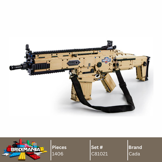 Cada C81021 FN SCAR 17S Building Toy Set | 1406 PCS