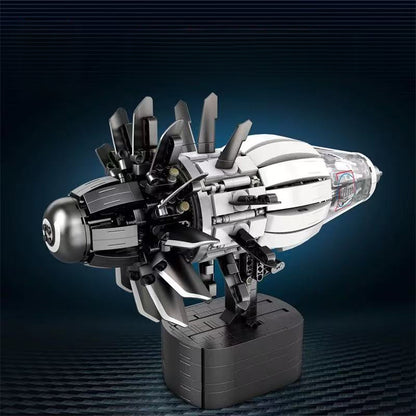 Reobrix 33018 Aircraft Engine Model Building Toy Set | 1351 PCS