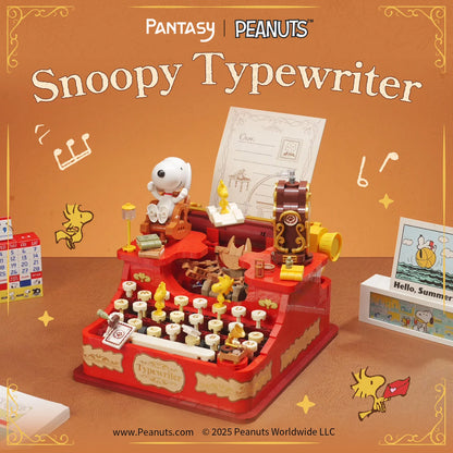 Pantasy 86917 Snoopy Typewriter Building Toy Set | 1500 PCS