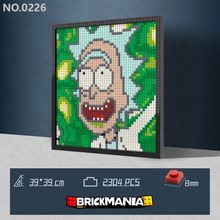 N0226 Rick Sanchez Mosaic Wall Art | 2304 PCS